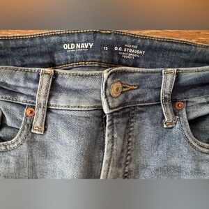 Old Navy Men's Classic Denim Straight Jeans